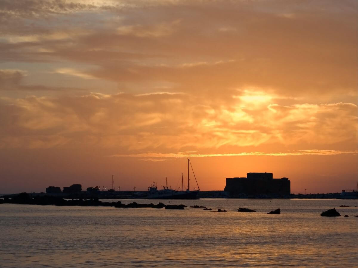Paphos sunset