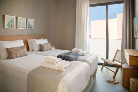 Chris Le Mare Gold Villa Protaras bedroom with twin beds
