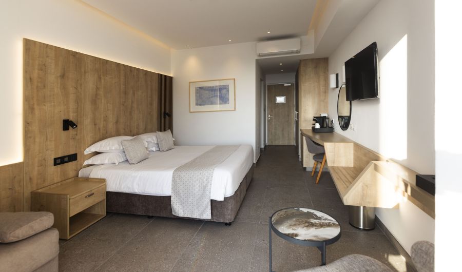 premium city view room sofianna resort paphos bedroom
