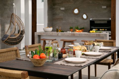 Lora Pearl Villa grill outdoor Protaras