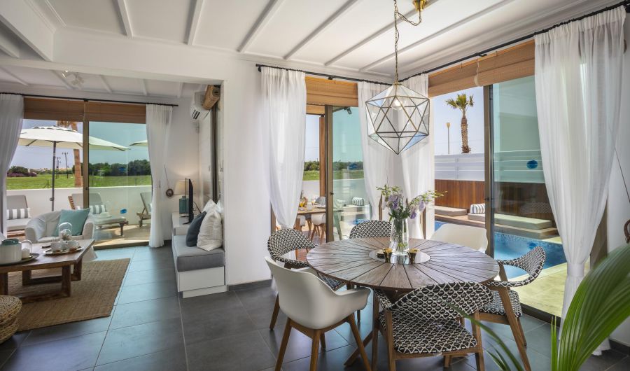 Chris Le Mare Villas Protaras living room