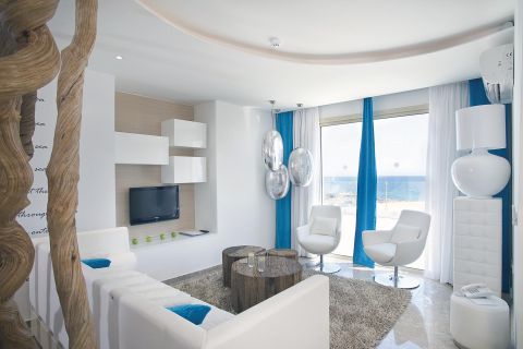 Althea Kalamies Luxury Villa Living room with TV