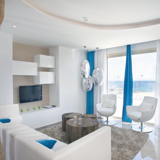 Althea Kalamies Luxury Villa Living room with TV