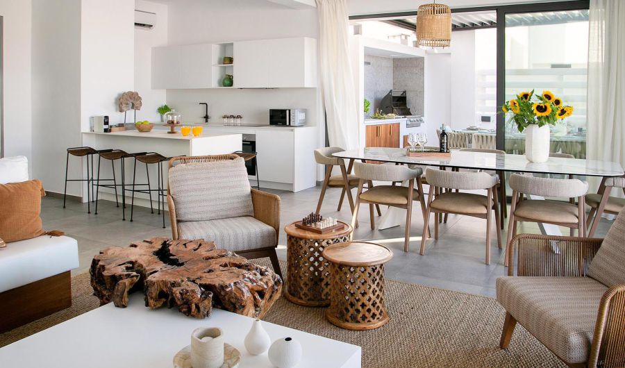Chris Le Mare Gold Villa in Protaras living room