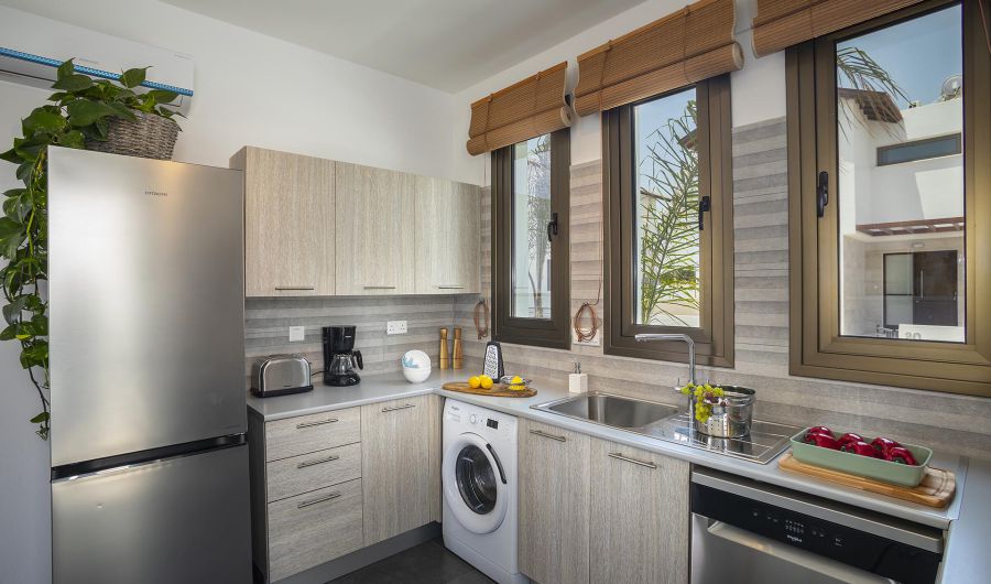 Protaras Chris Le Mare Luxury villa indoor kitchen
