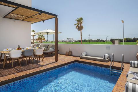 Protaras Chris Le Mare Luxury villa outdoor pool view