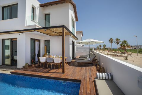 Protaras Chris Le Mare Luxury villa outdoor pool view