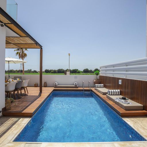 Protaras Chris Le Mare Luxury villa outdoor pool
