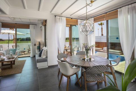 Protaras Chris Le Mare Luxury villa indoor living room