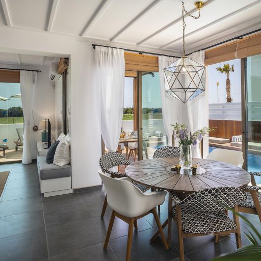 Protaras Chris Le Mare Luxury villa indoor living room