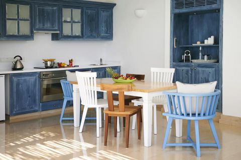 Nausicaa Villas Protaras kitchen table