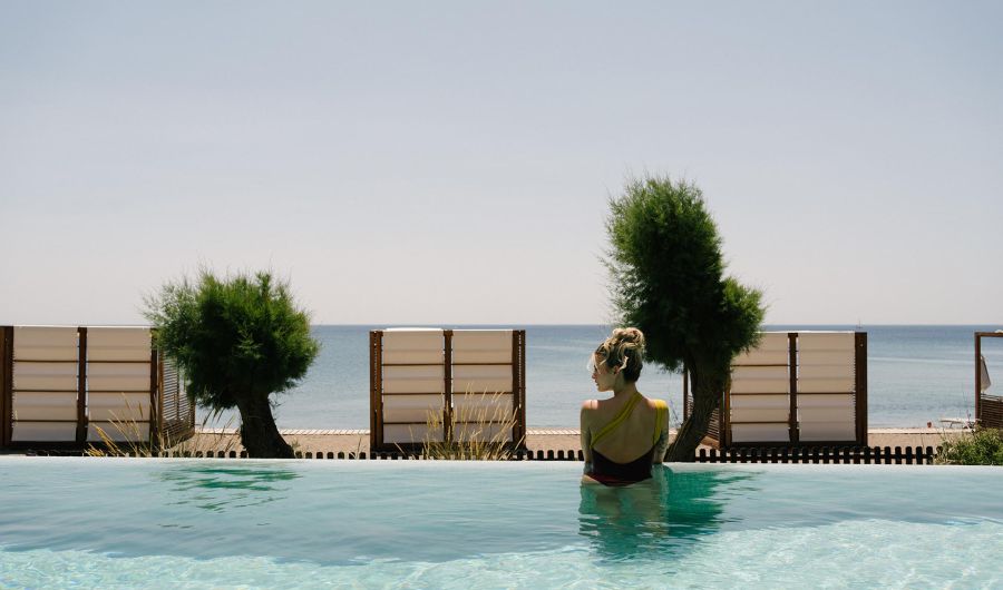 Amada Villas in Rhodes Greece exterior pool swim
