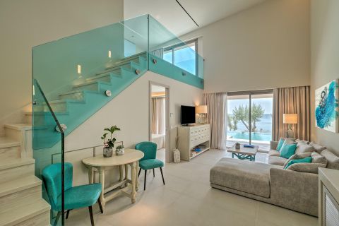 Amada Villas in Rhodes Greece interior living room