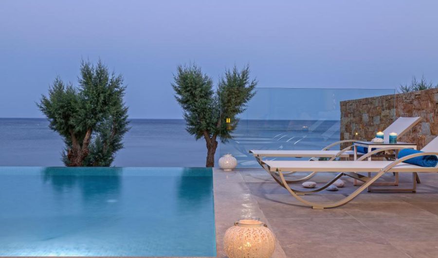 Amada Villas in Rhodes Greece exterior sea view