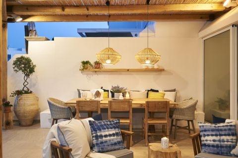 Nausicaa Villas Protaras Balcony with table