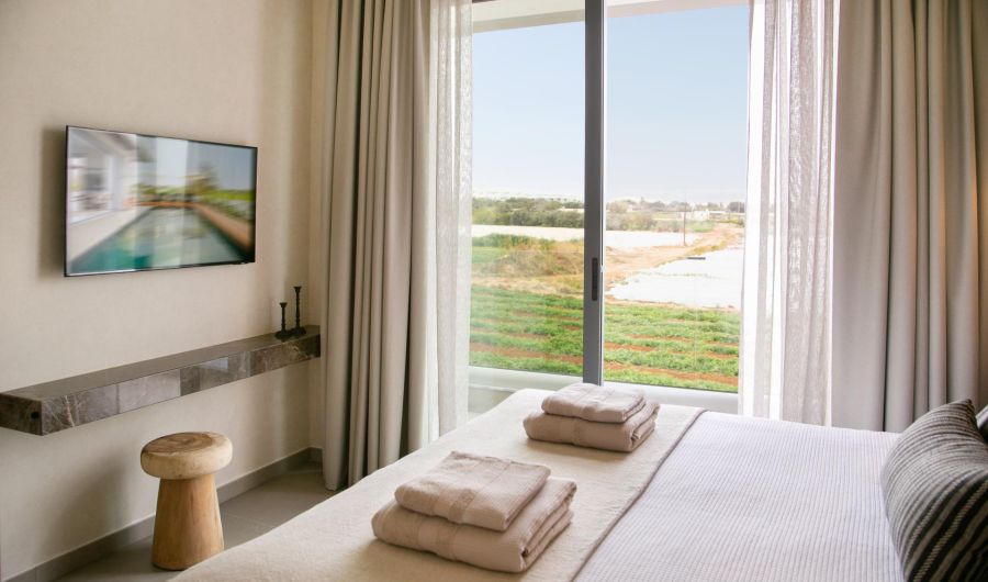 Lora Pearl Villa Protaras bedroom with garden view