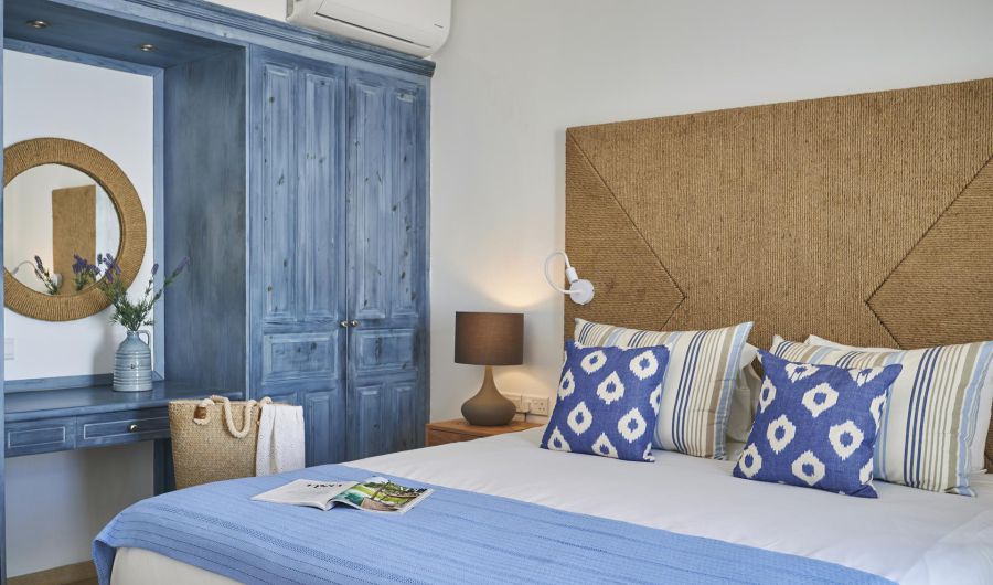 Nausicaa Villas Protaras Bedroom with mirror