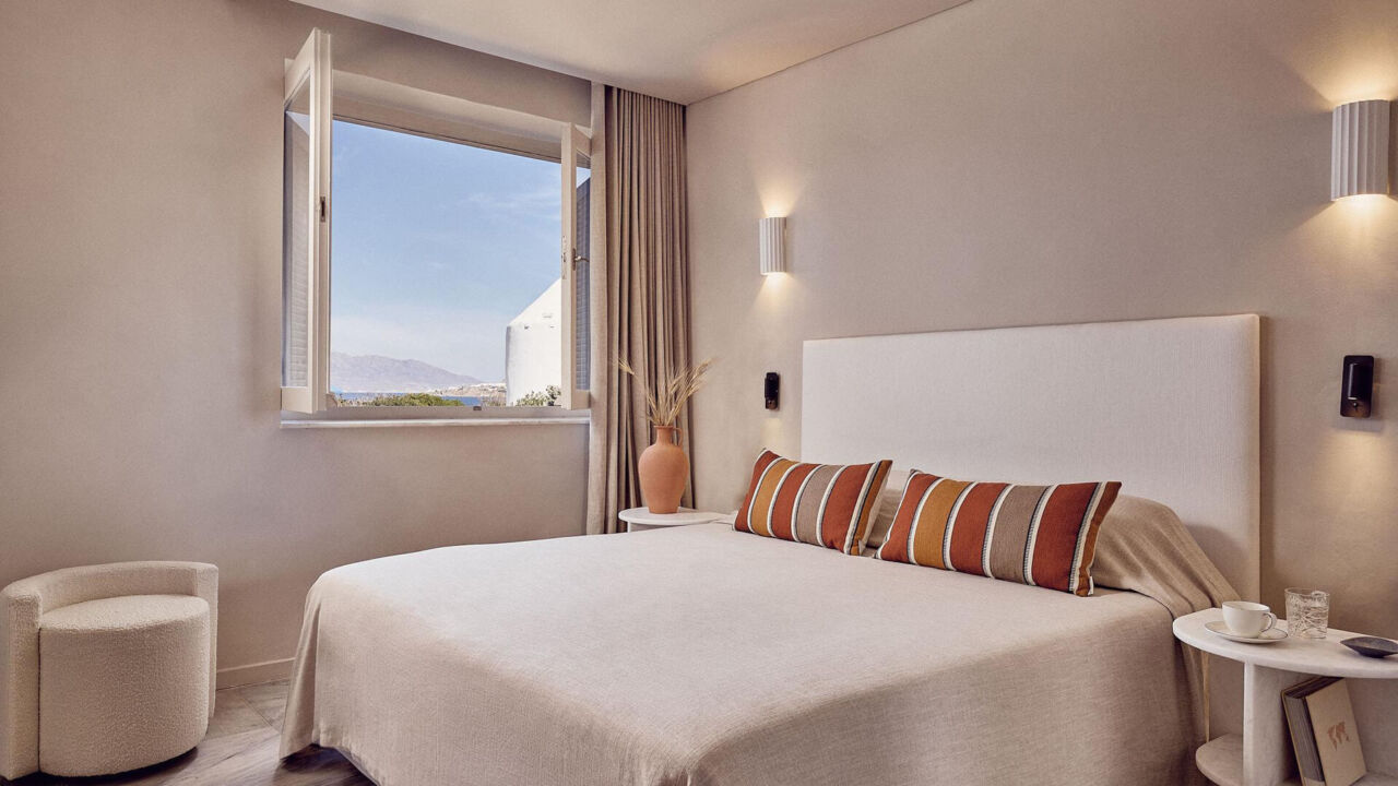 Mykonos Theoxenia room bedroom