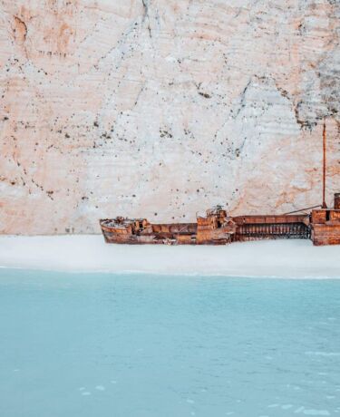 Zante Shipwreck Boat