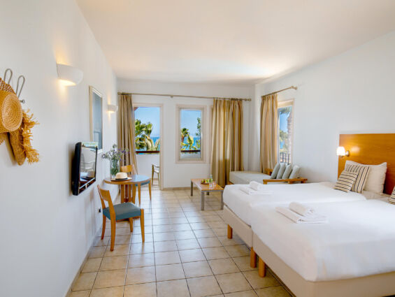 Althea studio bedroom and balcony