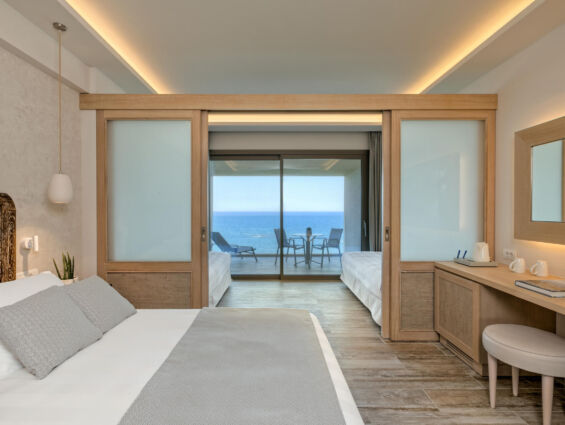 Amada Colossos room bedroom and balcony