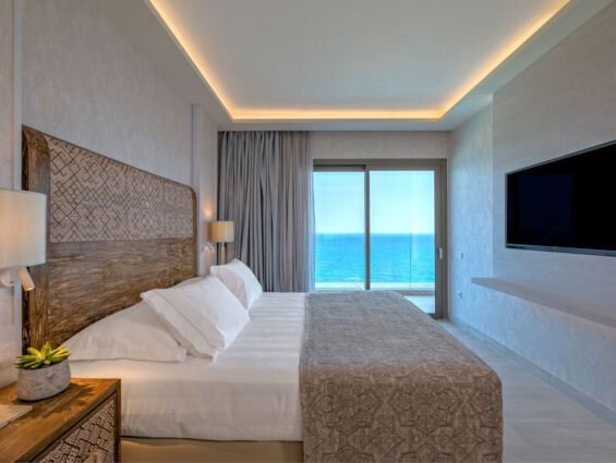 Amada Colossos room bedroom with sea view