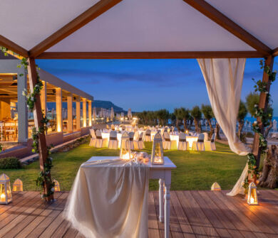 Wedding tables in Amada Colossos Resort