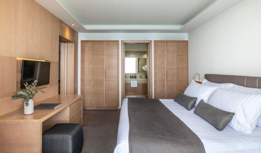 Royal Apollonia Honeymoon suite bedroom