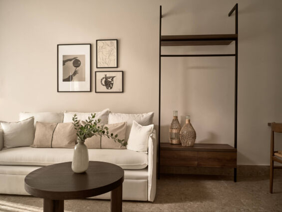 Asterion Suites room sitting area