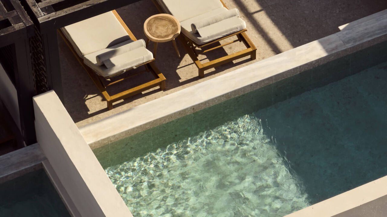 Asterion Suites room private pool