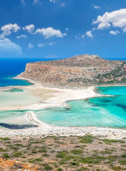 Famous Balos beach in Crete