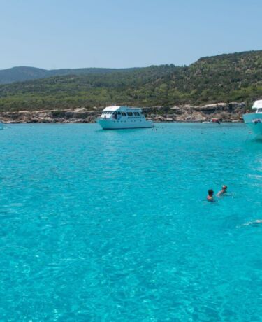 Blue lagoon sea