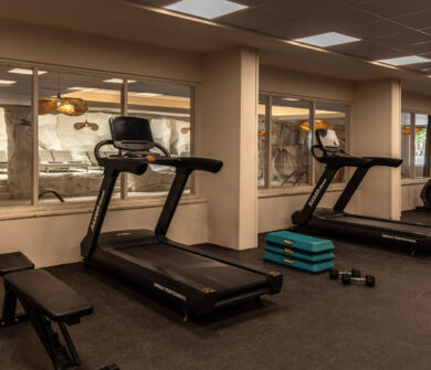 Gym area of Cali Resort & Spa
