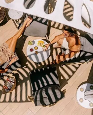 Couple Sunbathing