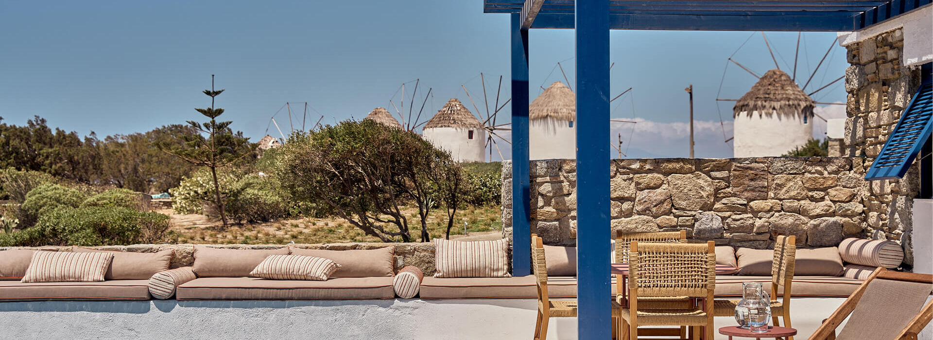 Mykonos Theoxenia terrace with pool