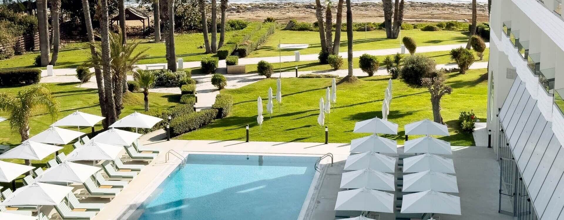 Imperial Island Resort Pool and garden