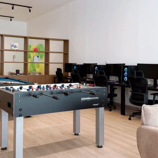 Recrational area with pool tables pc and more at Imperial Island Resort