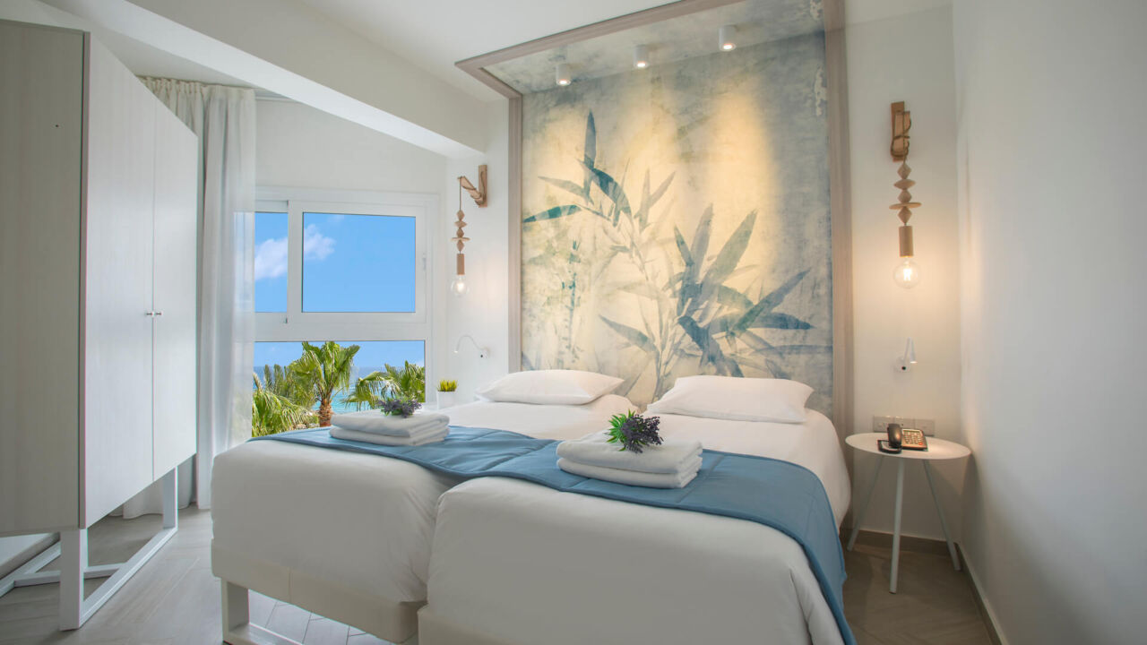 Infinity Blue Superior Suite bedroom