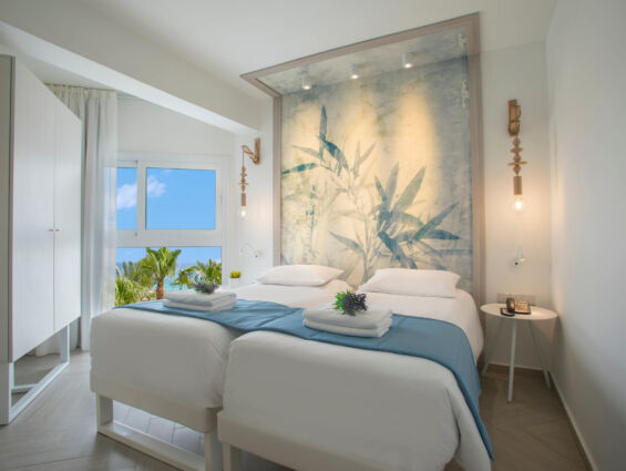 Infinity Blue Superior Suite bedroom
