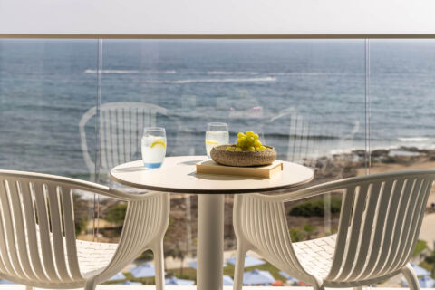 Balcony with sea View at Ivi Mare