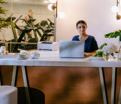 Reception desk at Ivi Mare Spa