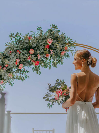 Bride at Ivi Mare Wedding Venue
