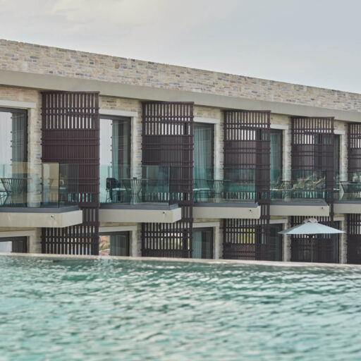 View from pool at King Jason Zante rooms