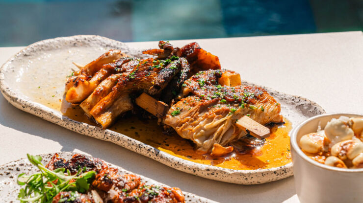 Traditional Meat dishes at King Jason Paphos restuarant