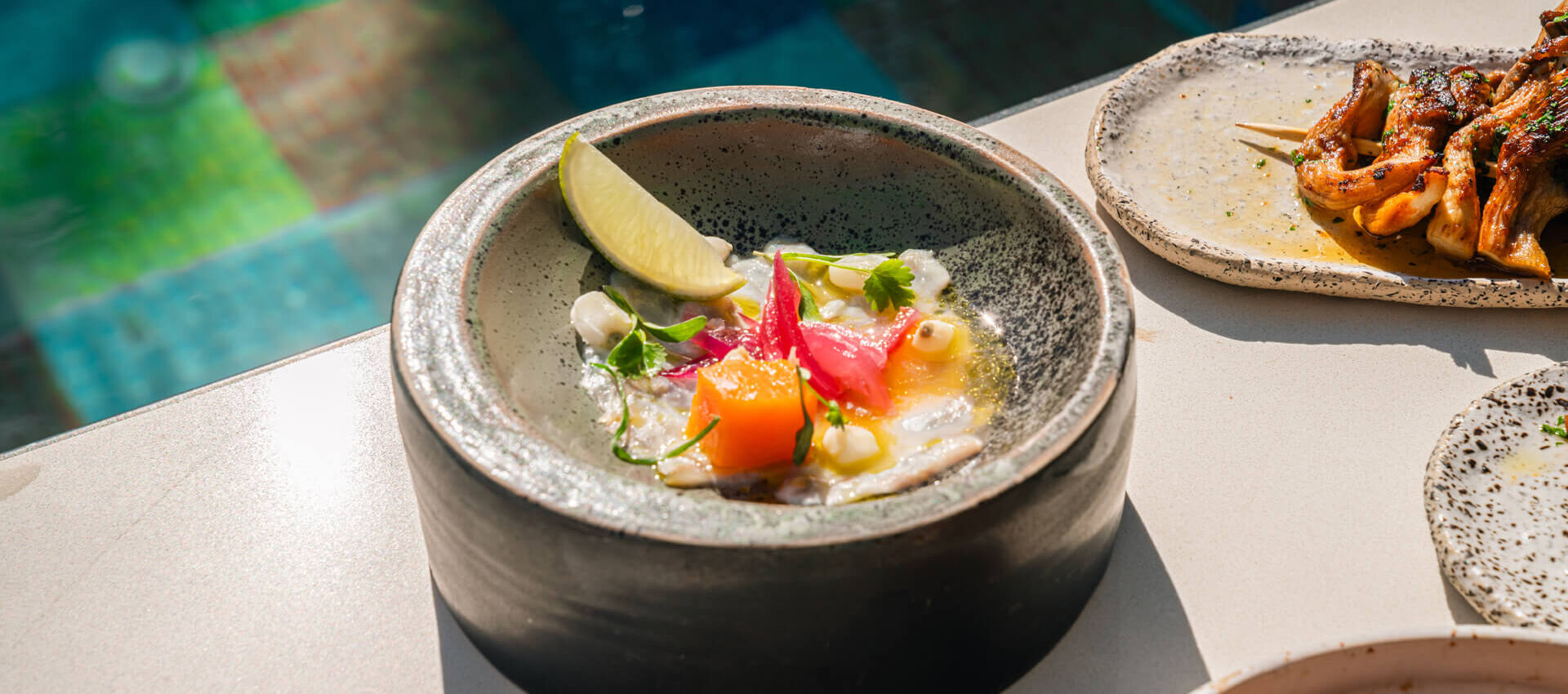 Elegant plated dish at King Jason paphos