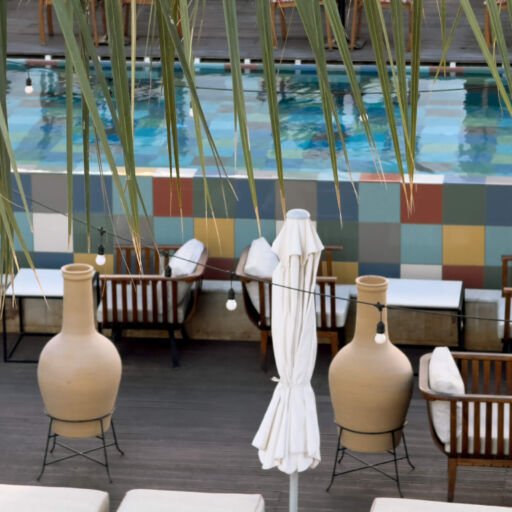 King Jason Colorful pool and pool side chairs