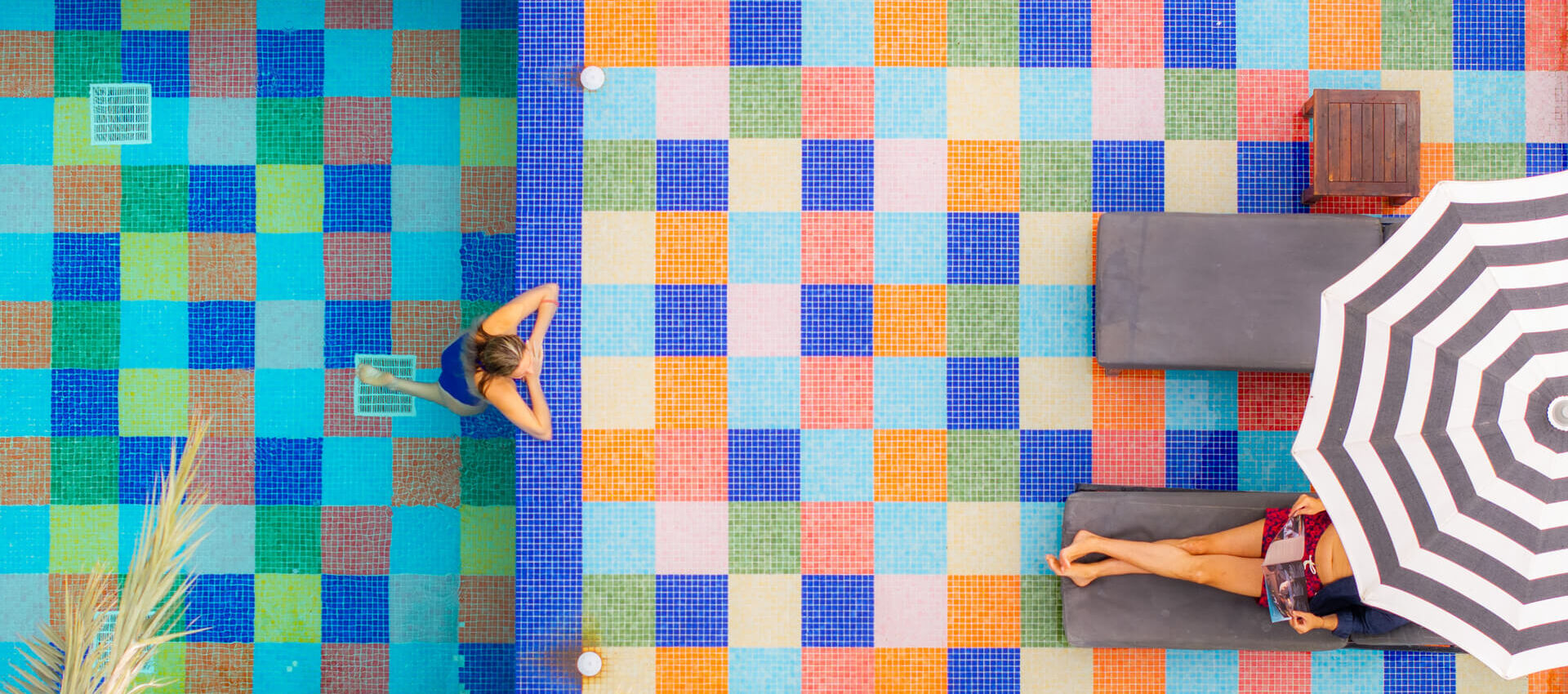 Colorful Pool at King Jason Paphos