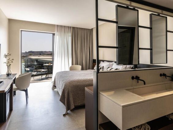 King Jason Zante room bedroom and bathroom