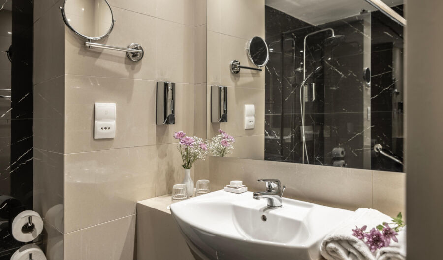 Ledra family room bathroom