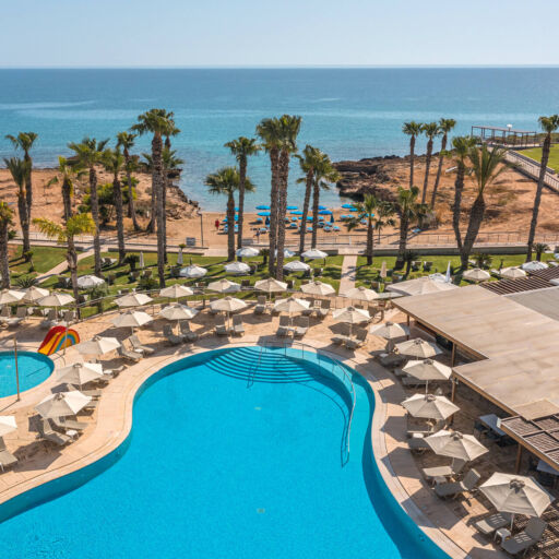 Louis Althea Hotel facilities pool , garden and beach